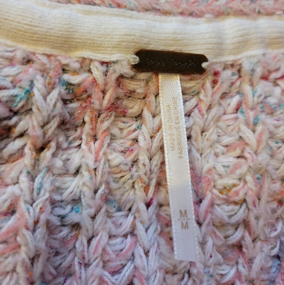 Free People Long Knit Pink Cardigan - Picture 6 of 10